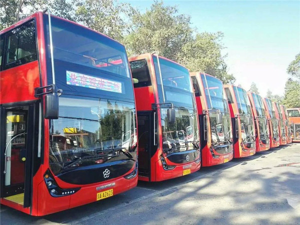 綠色出行新篇章 國內首條純電動雙層觀光車線路正式開通